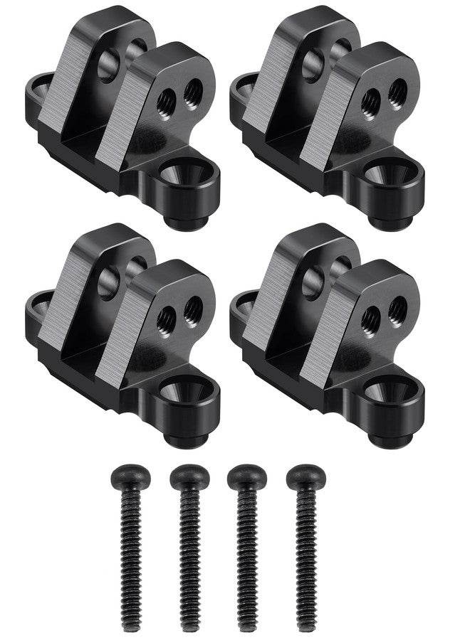 MORFUM 4PCS RC Adjustable Aluminum Alloy Lower Shock Absorber Mount Bracket Compatible with LOSI 1/18 Mini LMT 4X4 Brushed Monster Truck RTR Suspension Link Lower Mount Set Upgrade Parts - Image 1
